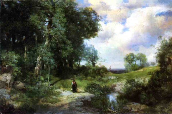 Young Girl in a Long Island Landscape